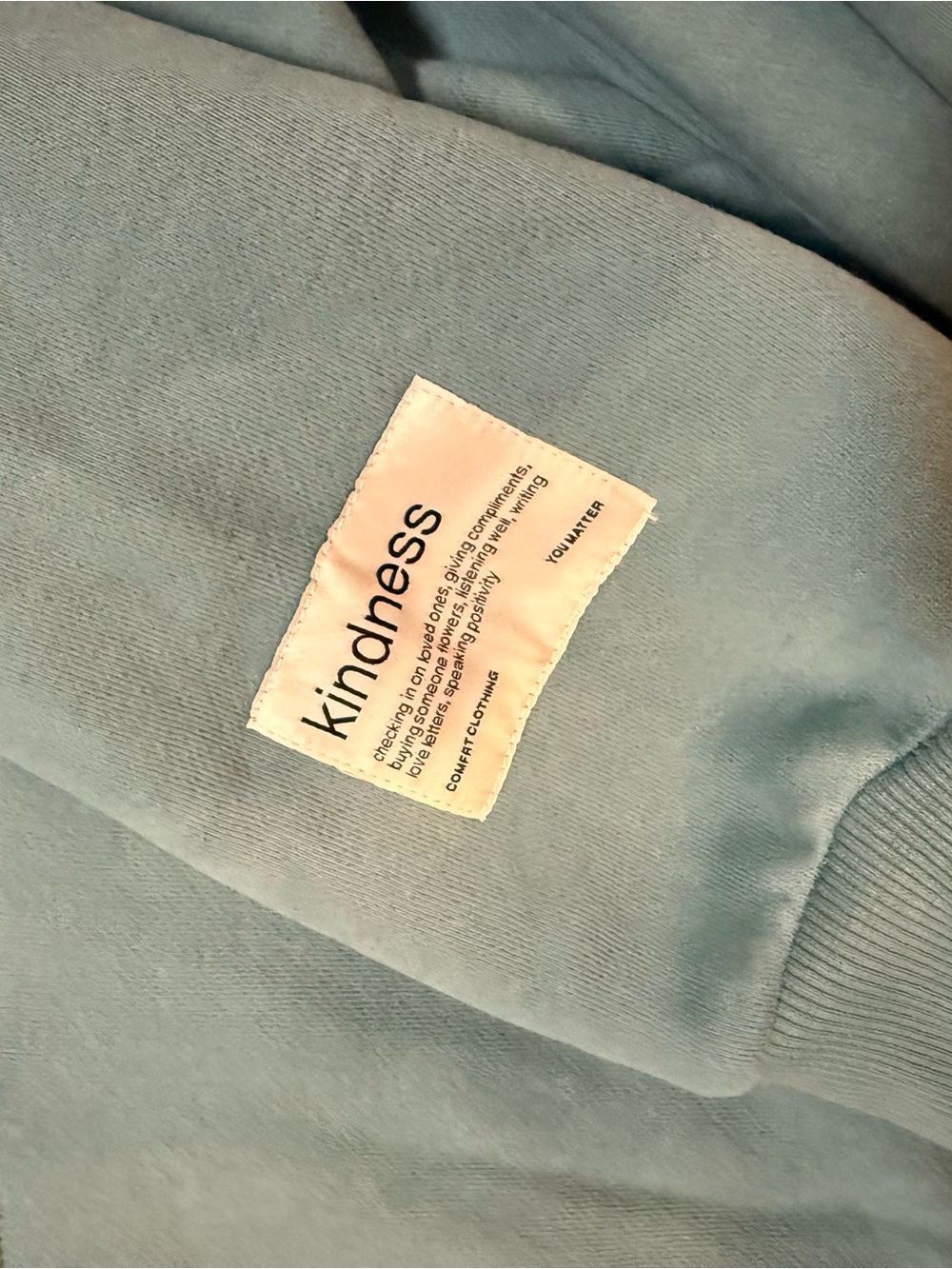 Comfort Clothing Women's Teal Hoodie & Joggers Set - Picture 3 of 5